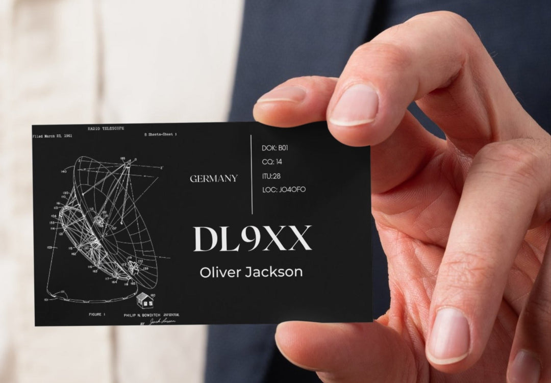 Learn what QSL and ham radio ID cards are, what info they should include, and how to design your own editable card online. Perfect for amateur radio ops.