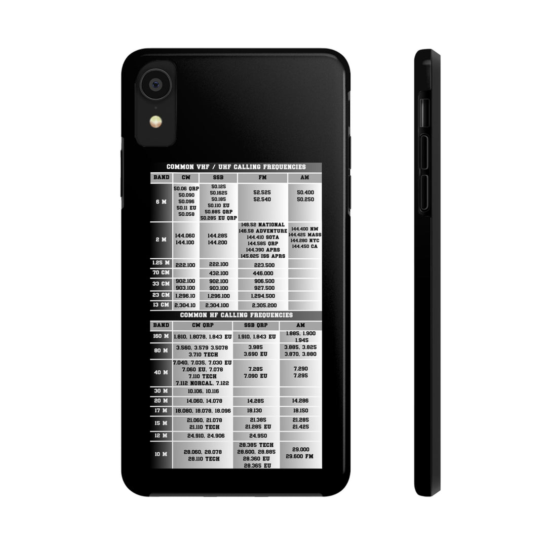 Protect your phone and keep essential ham radio calling frequencies right at your fingertips with this durable Ham Radio phone cases ideal for operators who love portable work, from QRP and SOTA to POTA.