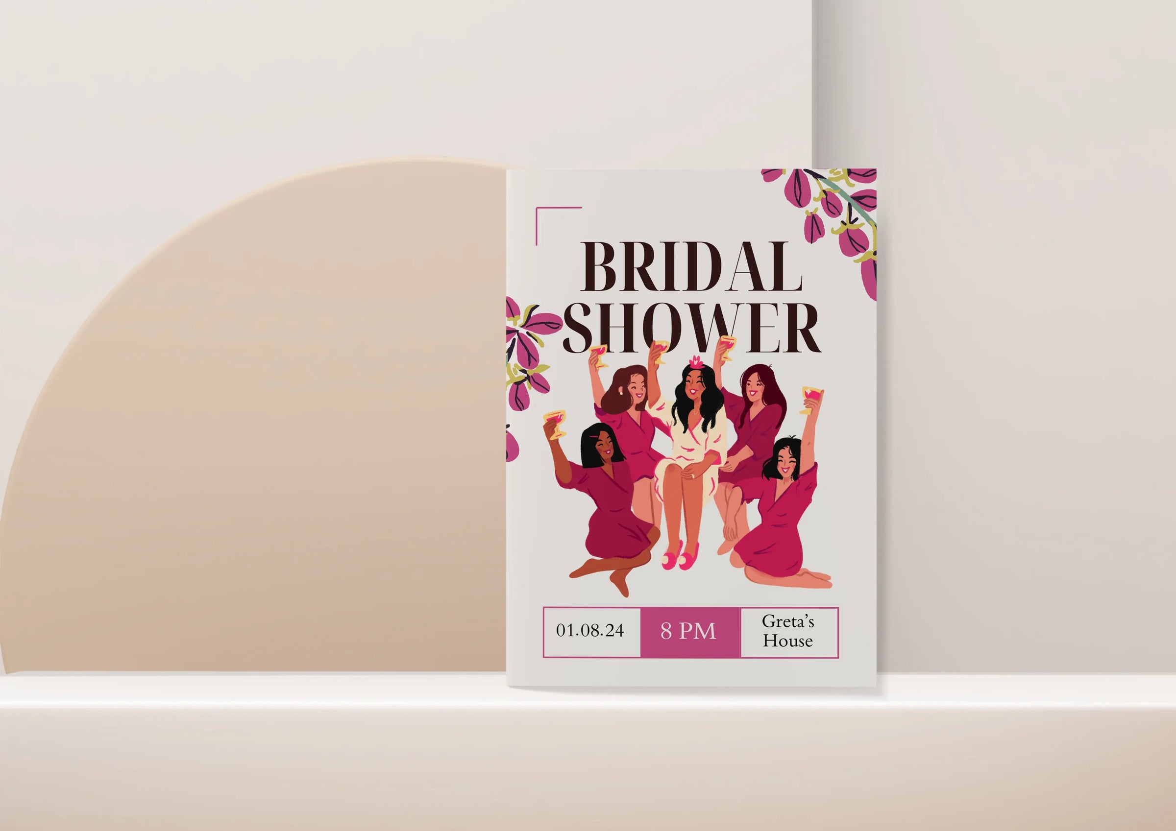 Bridal Shower Invitations | Editable, Printed & Fill-In Cards by Bilmiss