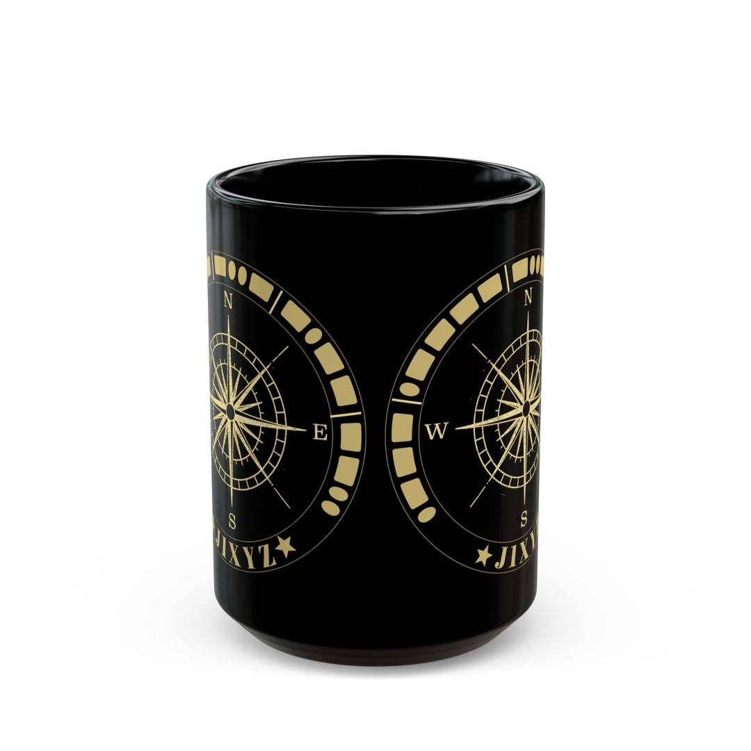 Personalized Morse Code Compass Ham Radio Mug | Custom Callsign Coffee Mug