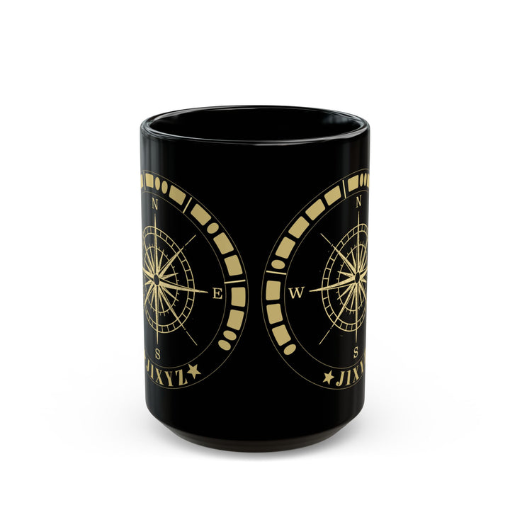 Personalized Morse Code Compass Ham Radio Mug | Custom Callsign Coffee Mug
