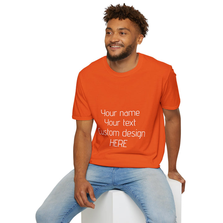 Custom Unisex T-Shirt - Personalized Shirt for Men & Women | Add Your Own Text, Logo or Photo | Gift Tee