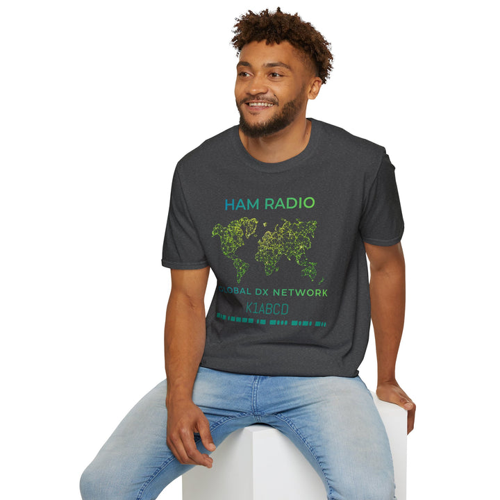 Global DX Network Morse Code Callsign Ham Radio T-Shirt
