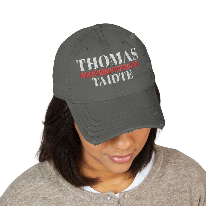 Embroidered Ham Radio Cap – Personalized Call Sign Gift for Men