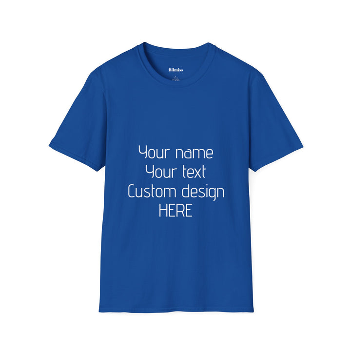 Custom Unisex T-Shirt - Personalized Shirt for Men & Women | Add Your Own Text, Logo or Photo | Gift Tee
