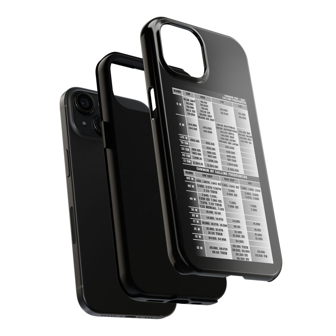 Ham Radio Phone Case - Calling Frequencies - Phone Cover