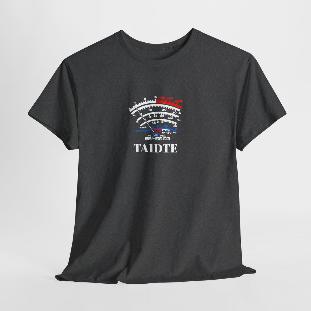 High-Visibility Personalized SW Meter Ham Radio T-Shirt with Custom Callsign