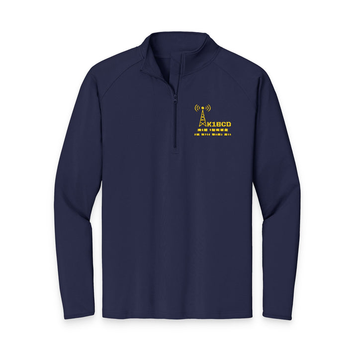 Personalized Ham Radio Callsign Quarter-Zip Pullover