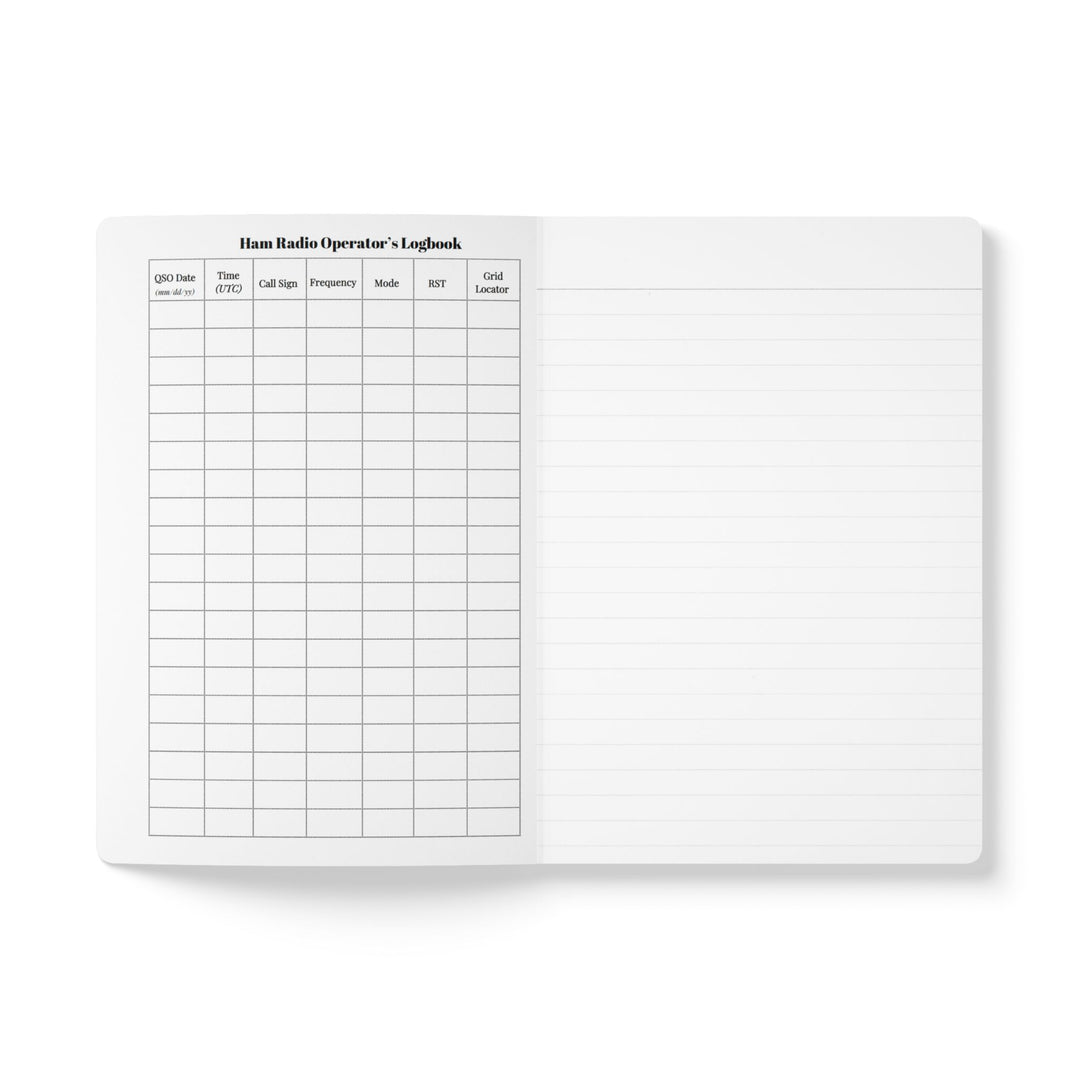 Ham Radio Logbook Journal | Custom Call Sign Notebook | QSO Log Book