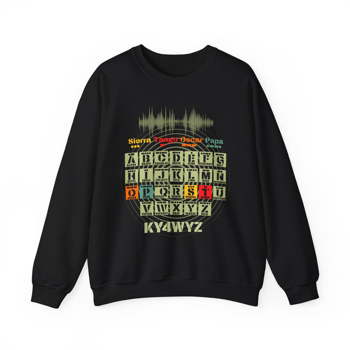 Personalized Ham Radio Callsign Sweatshirt – Morse Code