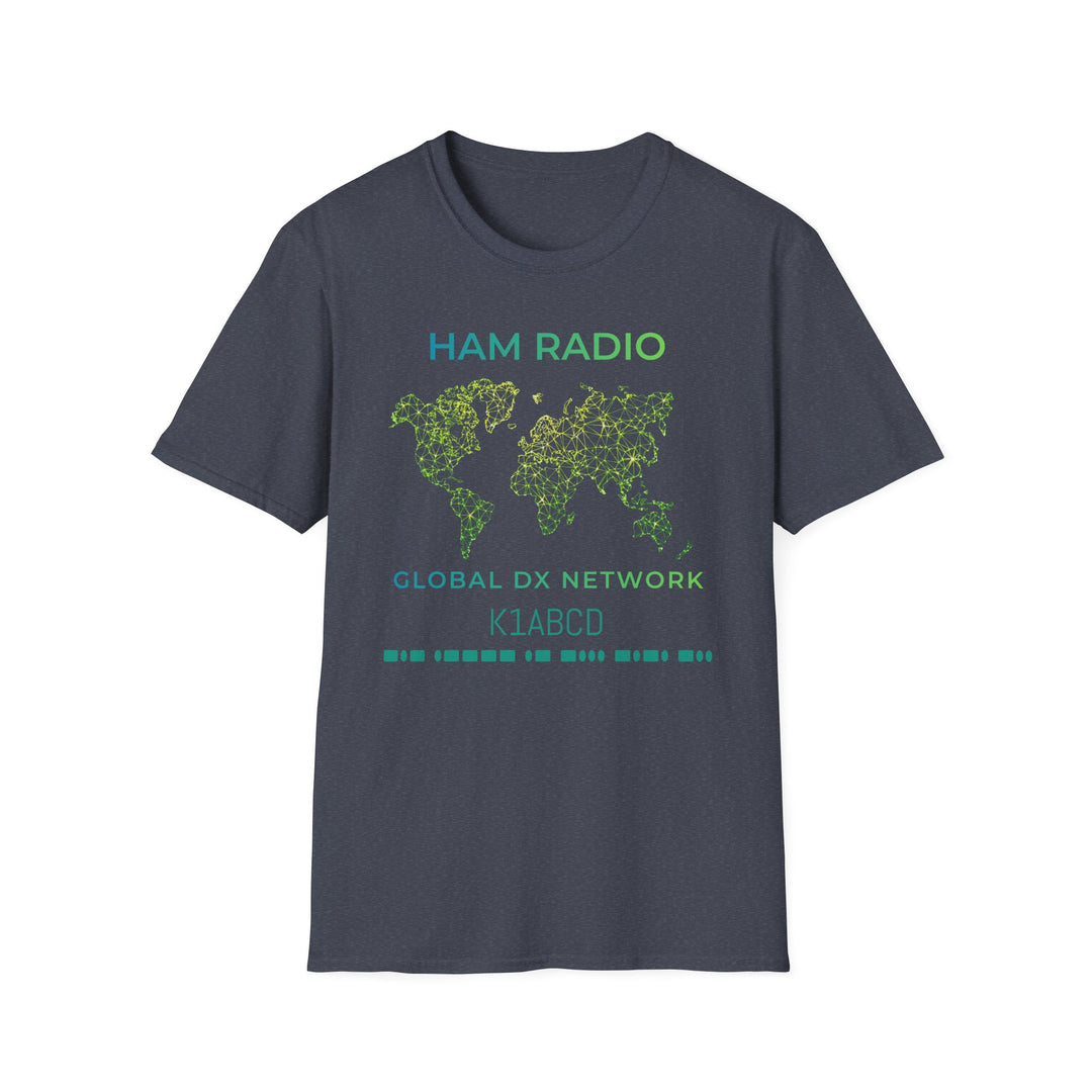 Global DX Network Morse Code Callsign Ham Radio T-Shirt