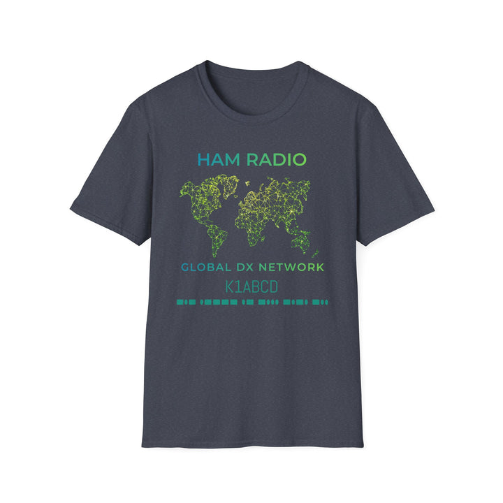 Global DX Network Morse Code Callsign Ham Radio T-Shirt