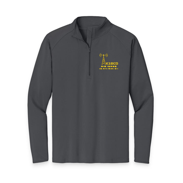 Personalized Ham Radio Callsign Quarter-Zip Pullover