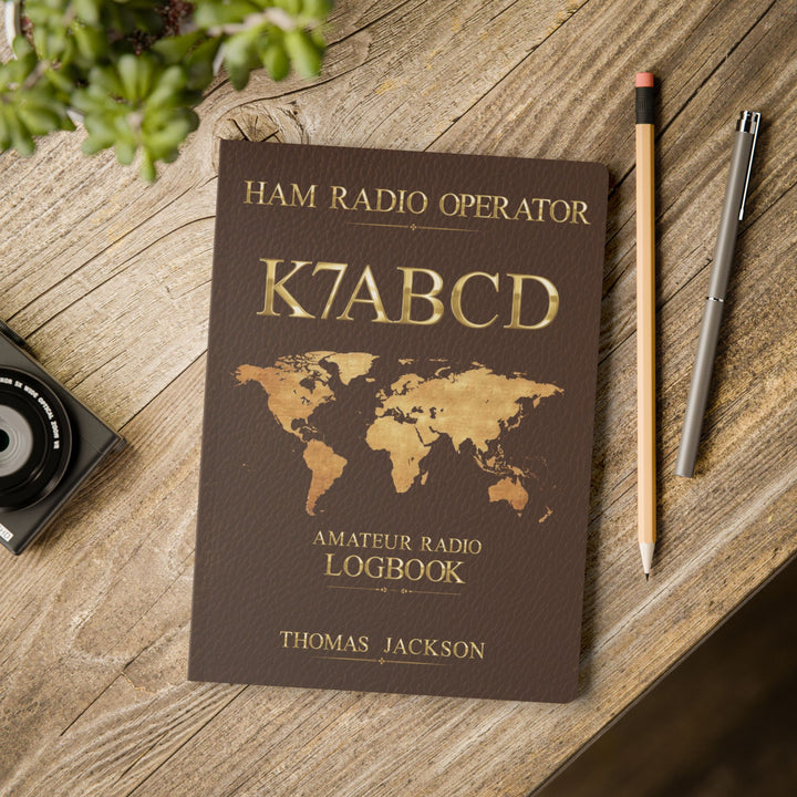 Personalized Ham Radio Logbook | Custom Callsign QSO Journal
