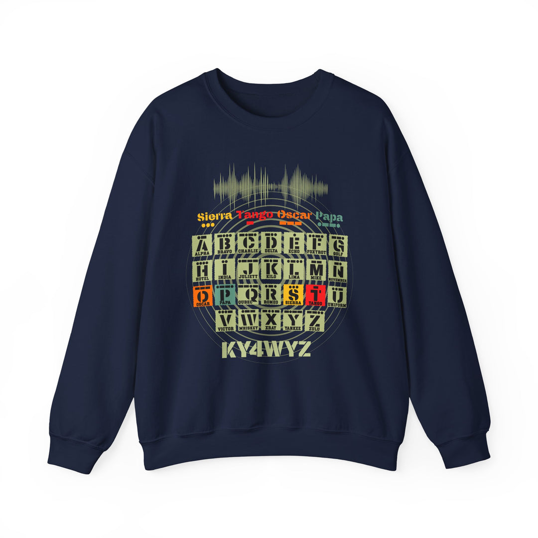 Personalized Ham Radio Callsign Sweatshirt – Morse Code