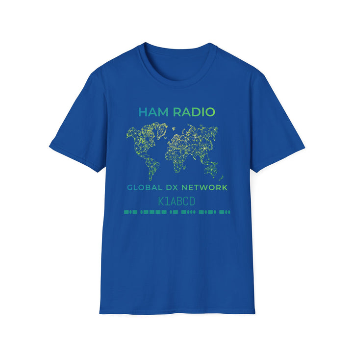 Global DX Network Morse Code Callsign Ham Radio T-Shirt