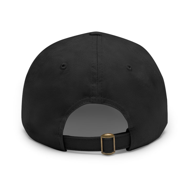Personalized Ham Radio Leather Patch Hat with Custom Callsign