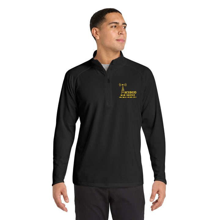 Personalized Ham Radio Callsign Quarter-Zip Pullover