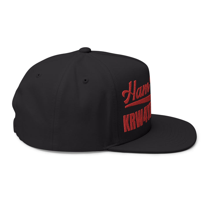 Personalized Ham Radio Flat Bill Cap – Custom Callsign