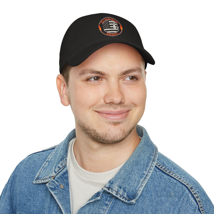 Personalized American Flag Ham Radio Baseball Cap with Custom Callsign