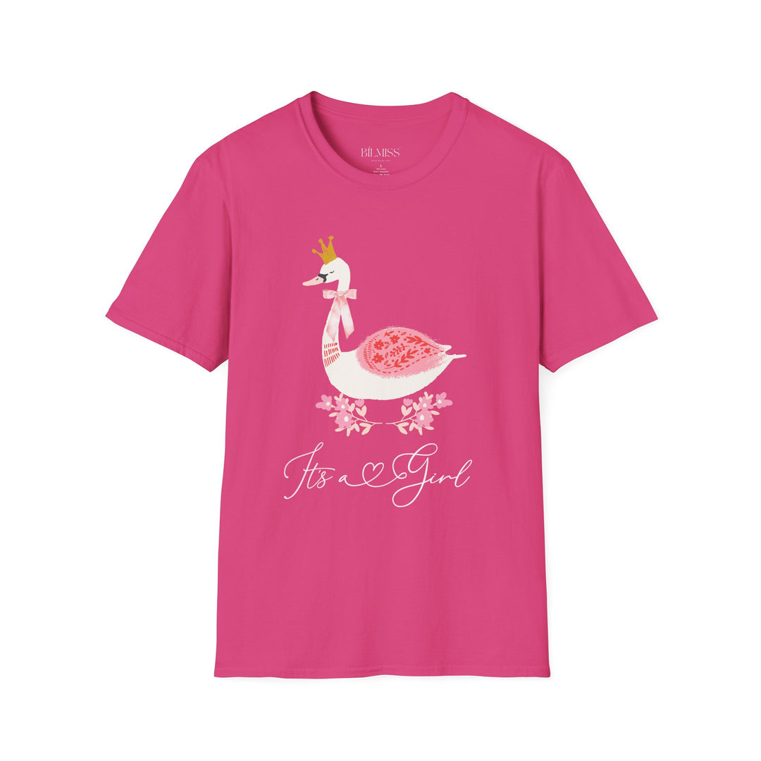 Pregnancy Announcement T-shirt, shirt for mom, It is a girl shirt, Pregnancy Reveal Tee, Baby Shower Gift, Funny Mom Tee