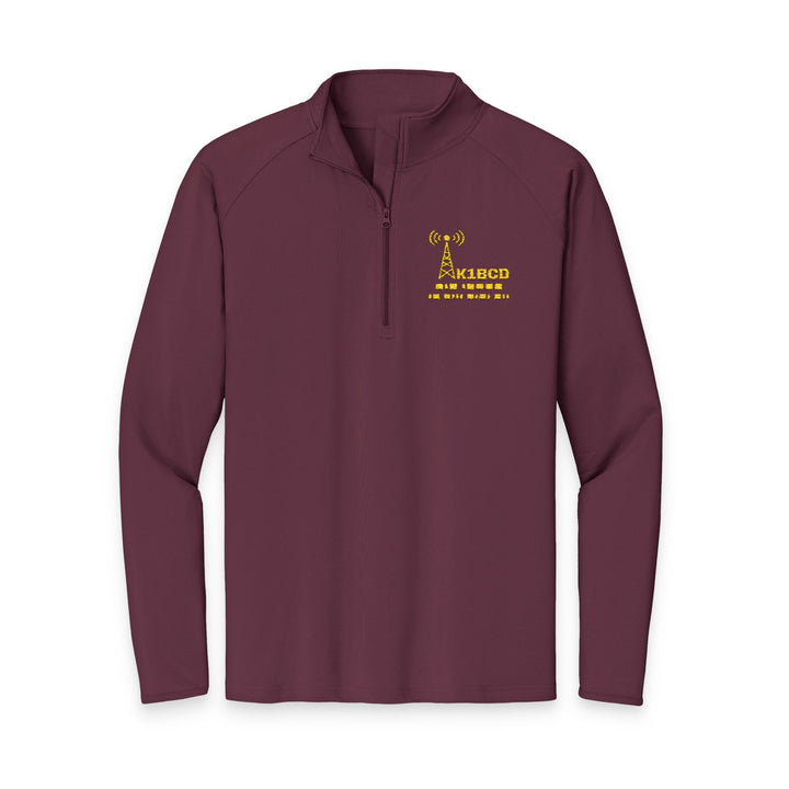 Personalized Ham Radio Callsign Quarter-Zip Pullover