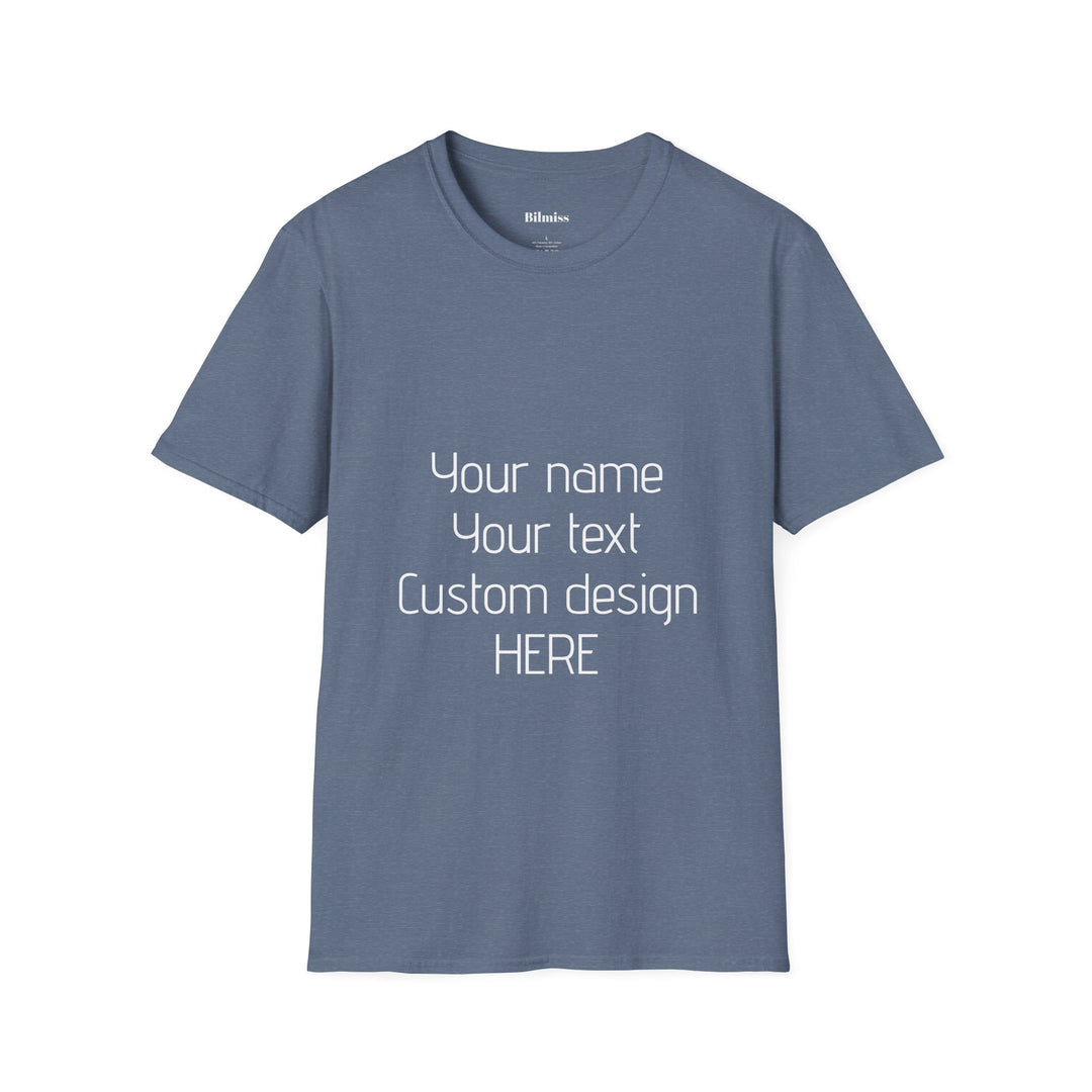 Custom Unisex T-Shirt - Personalized Shirt for Men & Women | Add Your Own Text, Logo or Photo | Gift Tee