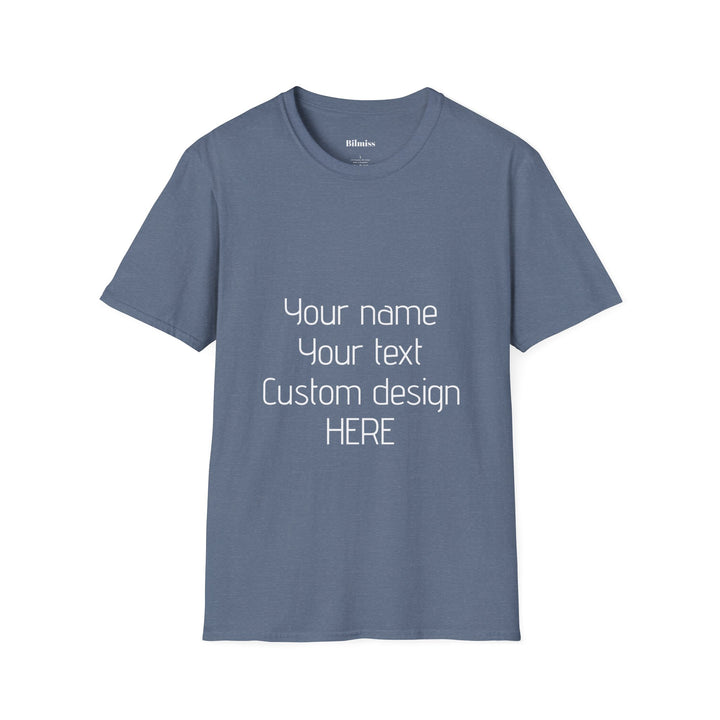 Custom Unisex T-Shirt - Personalized Shirt for Men & Women | Add Your Own Text, Logo or Photo | Gift Tee