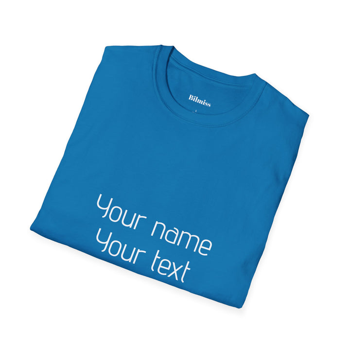 Custom Unisex T-Shirt - Personalized Shirt for Men & Women | Add Your Own Text, Logo or Photo | Gift Tee