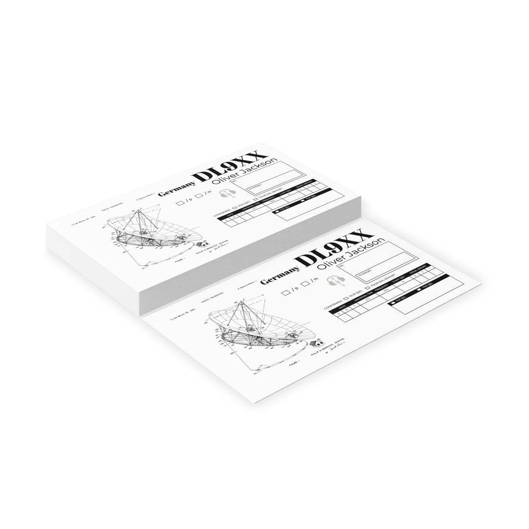 Ham Radio QSL Card - ID Cards - Custom Business Card for Amateur Radio Operators - 10, 30, 50, 100, 200 pcs