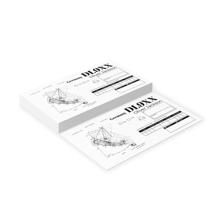 Ham Radio QSL Card - ID Cards - Custom Business Card for Amateur Radio Operators - 10, 30, 50, 100, 200 pcs