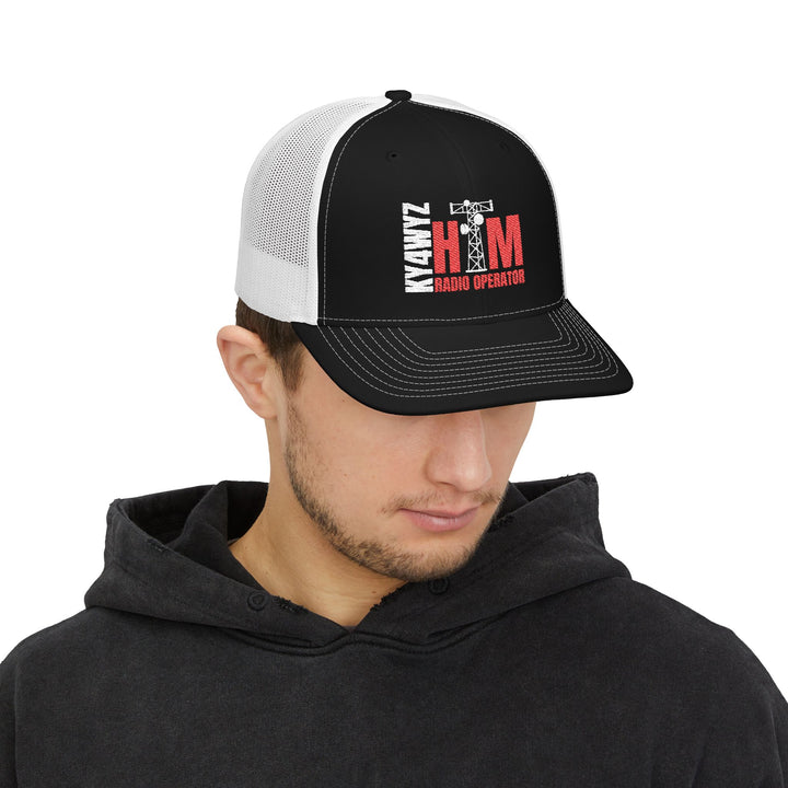 Personalized Richardson 112 Ham Radio Trucker Cap with Custom Call Sign