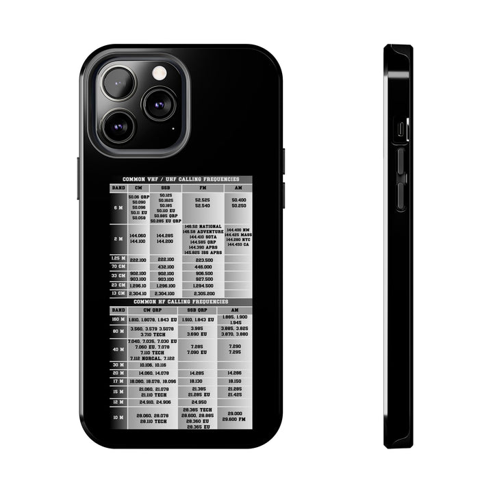 Ham Radio Phone Case - Calling Frequencies - Phone Cover