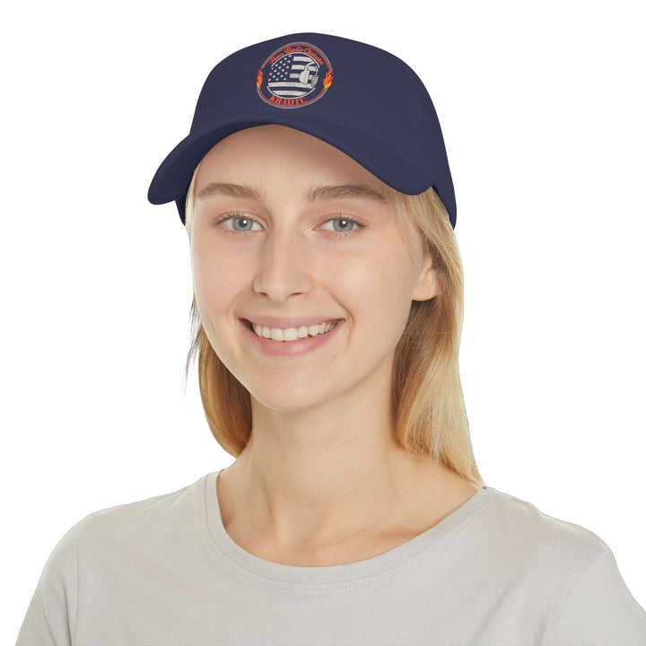 Personalized American Flag Ham Radio Baseball Cap with Custom Callsign