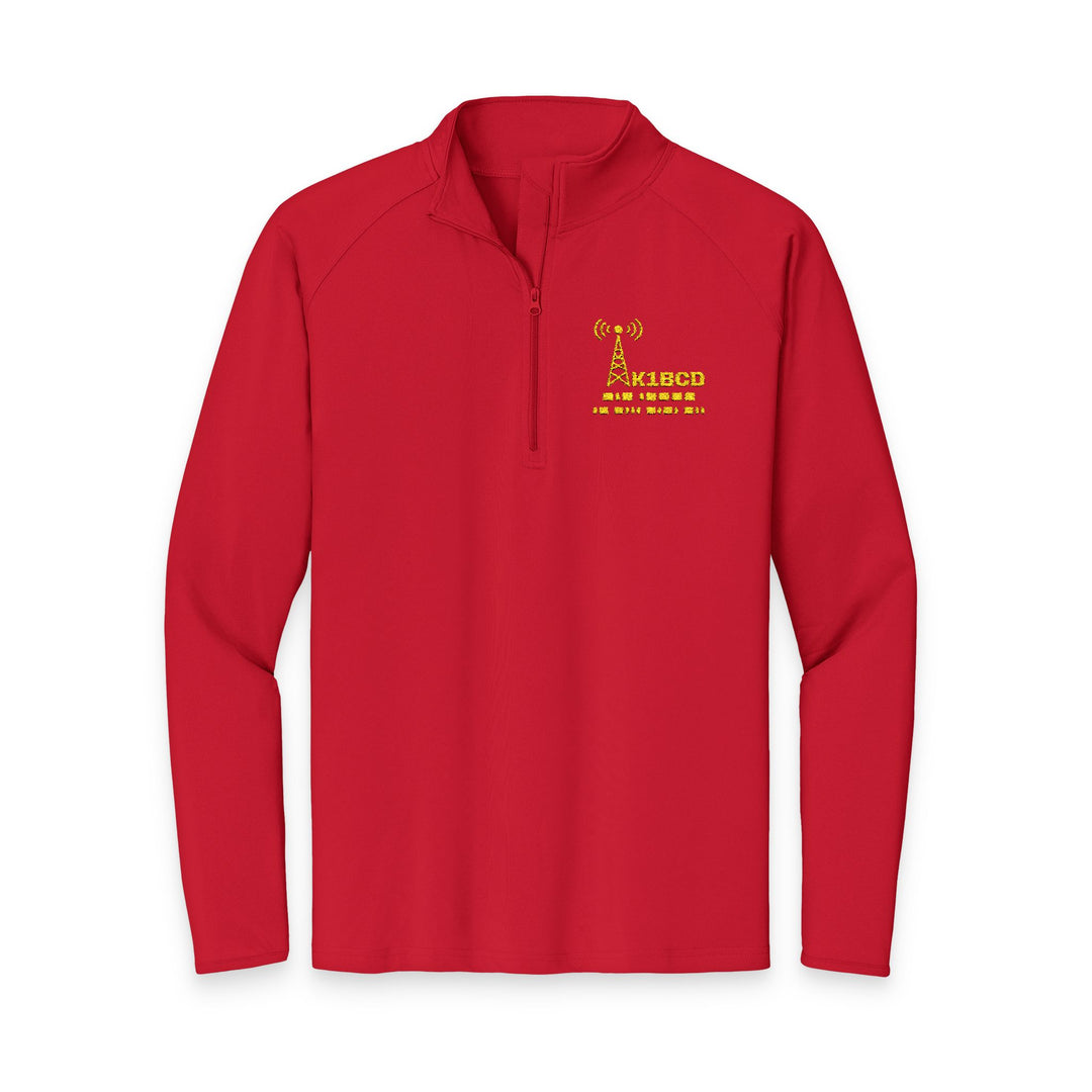 Personalized Ham Radio Callsign Quarter-Zip Pullover