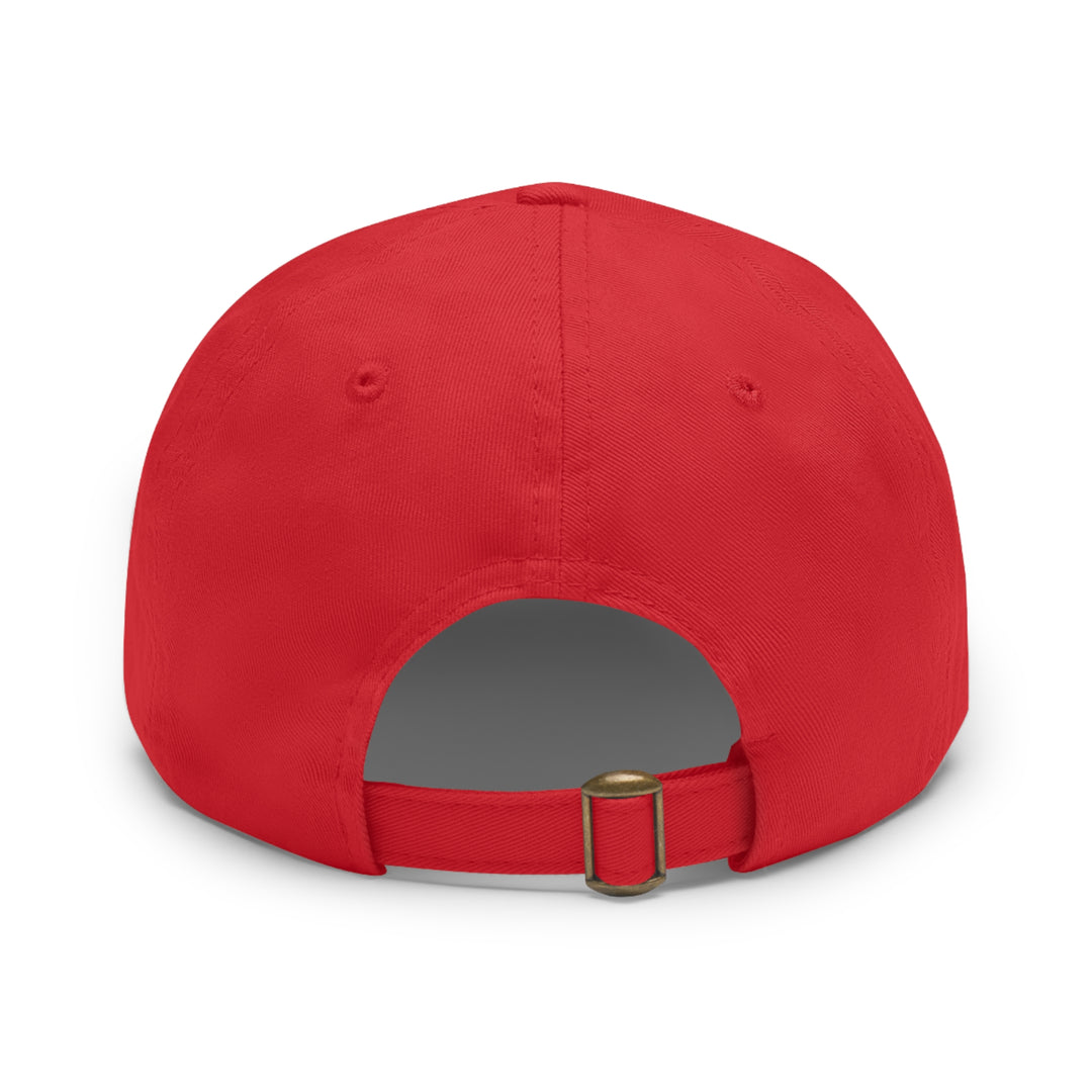 Personalized Ham Radio Leather Patch Hat – Custom Callsign Dad Cap