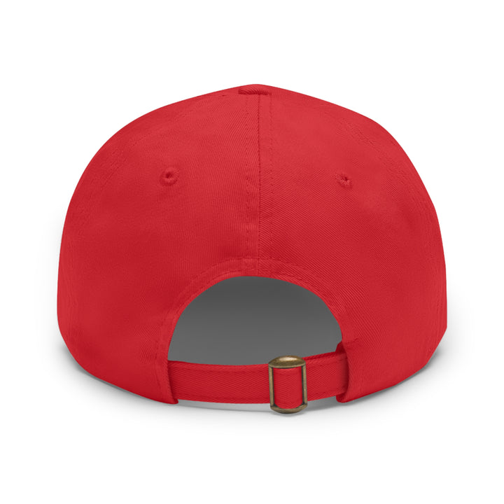 Personalized Ham Radio Leather Patch Hat – Custom Callsign Dad Cap