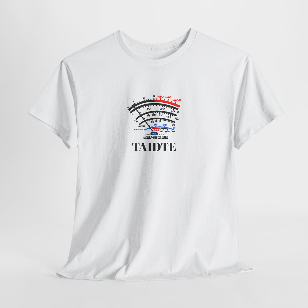 High-Visibility Personalized SW Meter Ham Radio T-Shirt with Custom Callsign