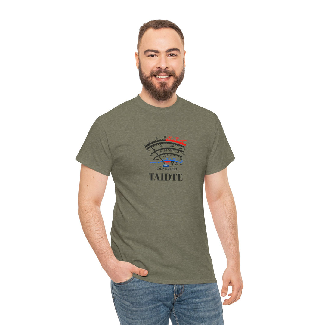High-Visibility Personalized SW Meter Ham Radio T-Shirt with Custom Callsign