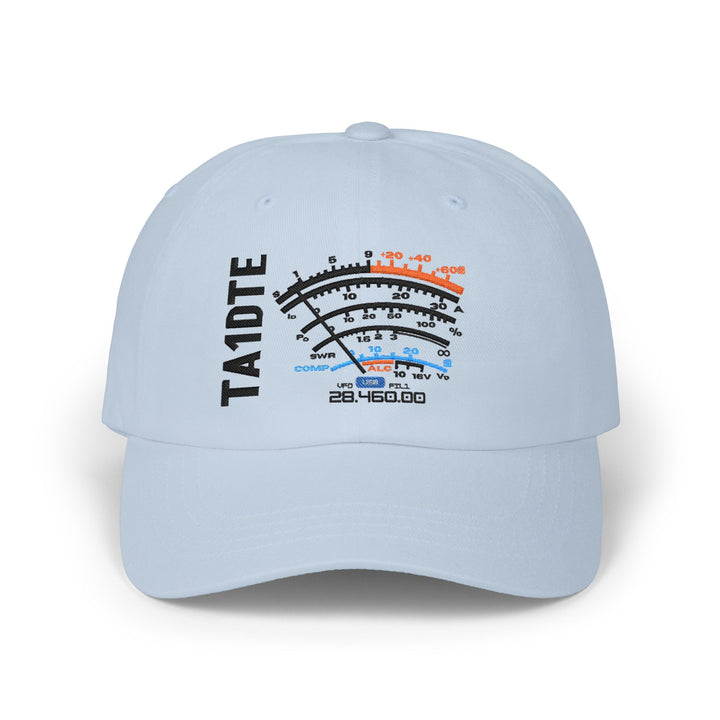 Personalized Ham Radio SW Meter Dad Hat | Custom Embroidered Callsign Cap