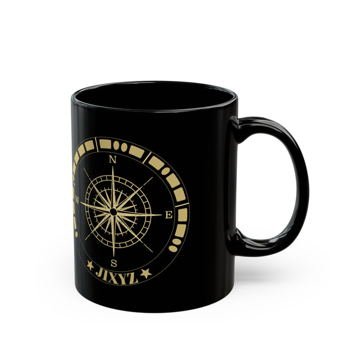 Personalized Morse Code Compass Ham Radio Mug | Custom Callsign Coffee Mug
