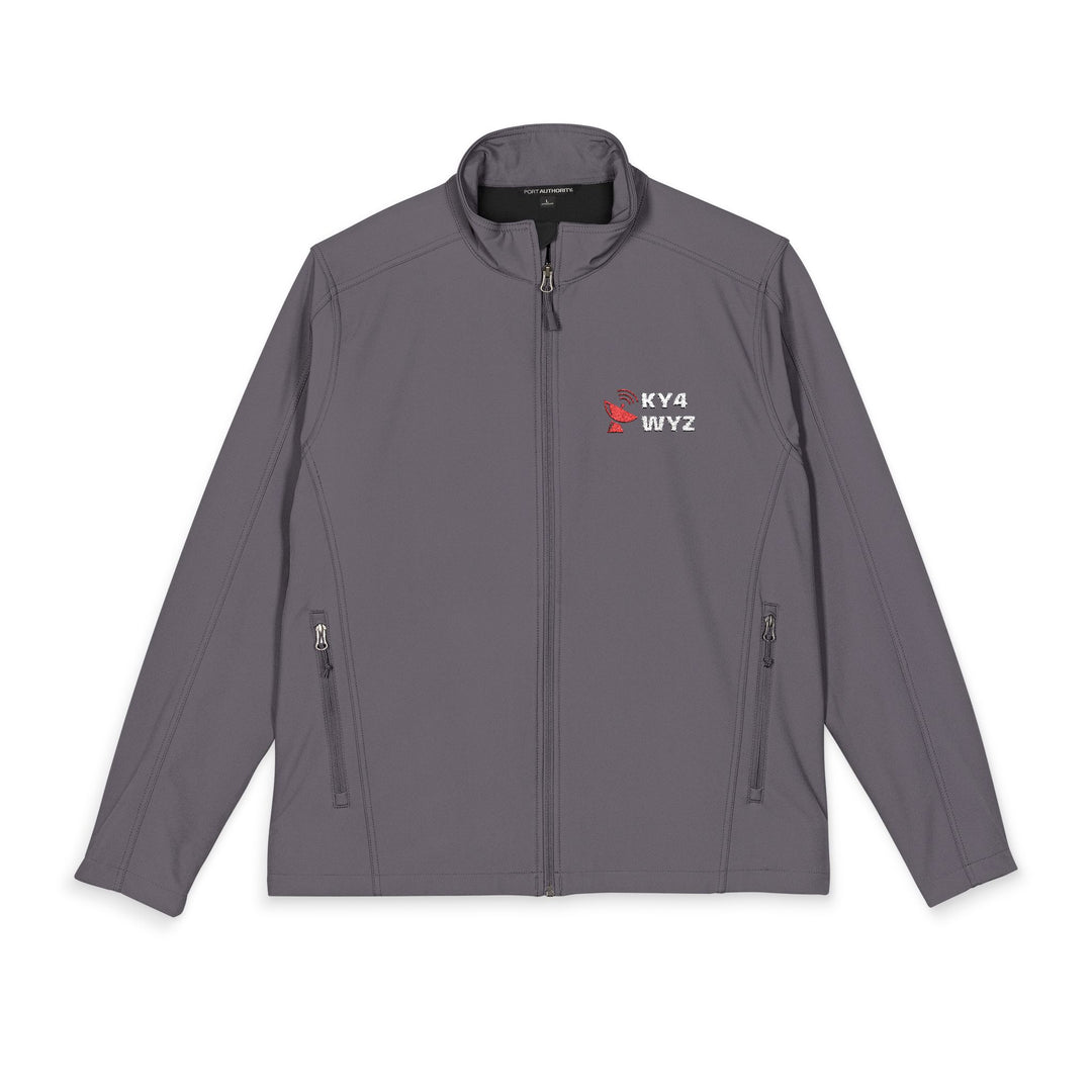 Personalized Ham Radio Soft Shell Jacket – Custom Embroidered Callsign Amateur Radio Coat