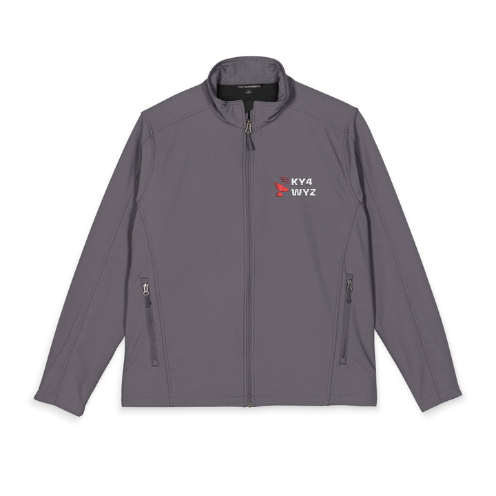 Personalized Ham Radio Soft Shell Jacket – Custom Embroidered Callsign Amateur Radio Coat