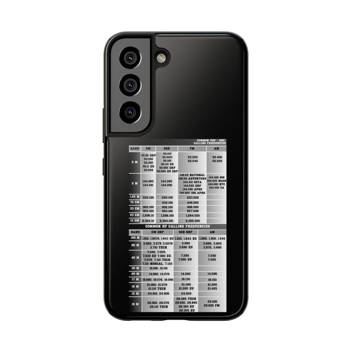 Ham Radio Phone Case - Calling Frequencies - Phone Cover