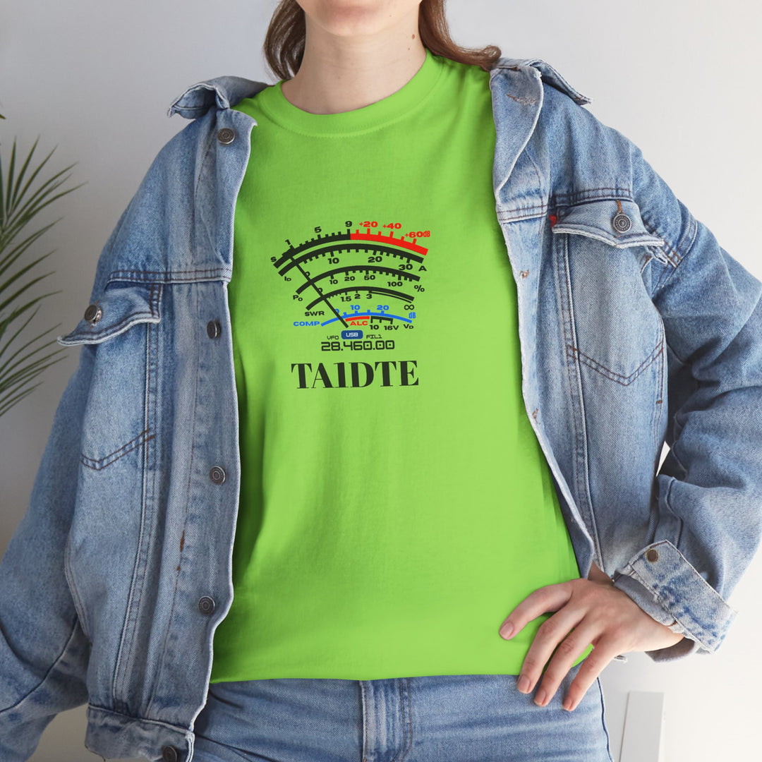 High-Visibility Personalized SW Meter Ham Radio T-Shirt with Custom Callsign