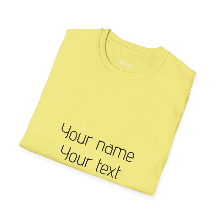 Custom Unisex T-Shirt - Personalized Shirt for Men & Women | Add Your Own Text, Logo or Photo | Gift Tee