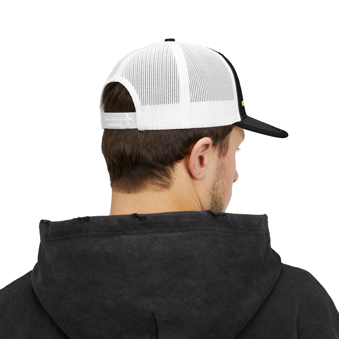 Premium Richardson 112 Ham Radio Trucker Hat with Personalized Callsign &amp; Morse Code Embroidery