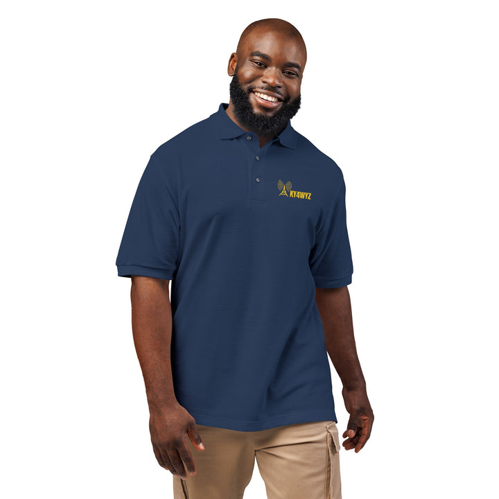 Personalized Ham Radio Polo Shirt with Custom Embroidered Callsign