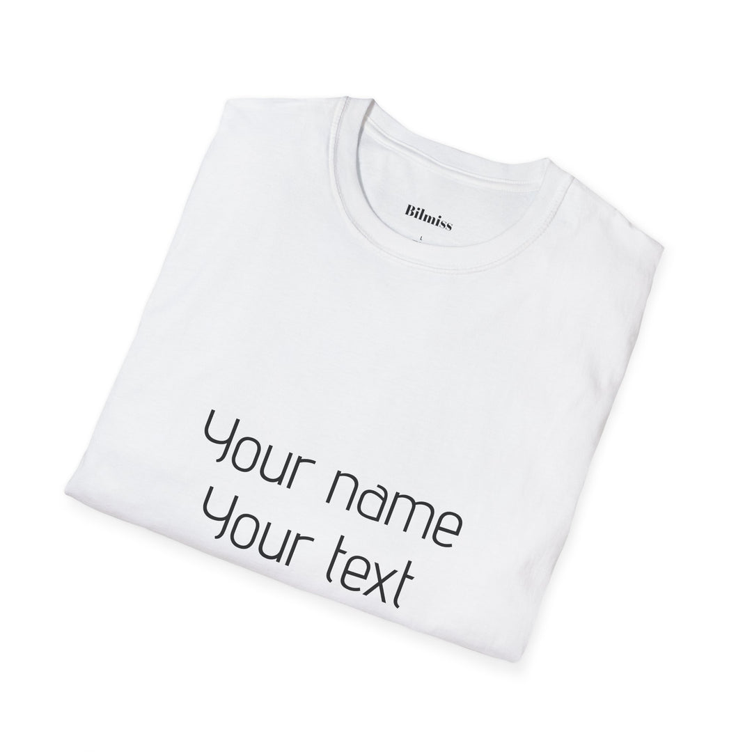 Custom Unisex T-Shirt - Personalized Shirt for Men & Women | Add Your Own Text, Logo or Photo | Gift Tee