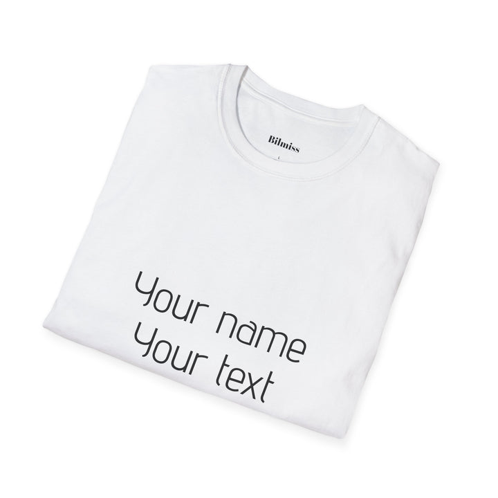 Custom Unisex T-Shirt - Personalized Shirt for Men & Women | Add Your Own Text, Logo or Photo | Gift Tee